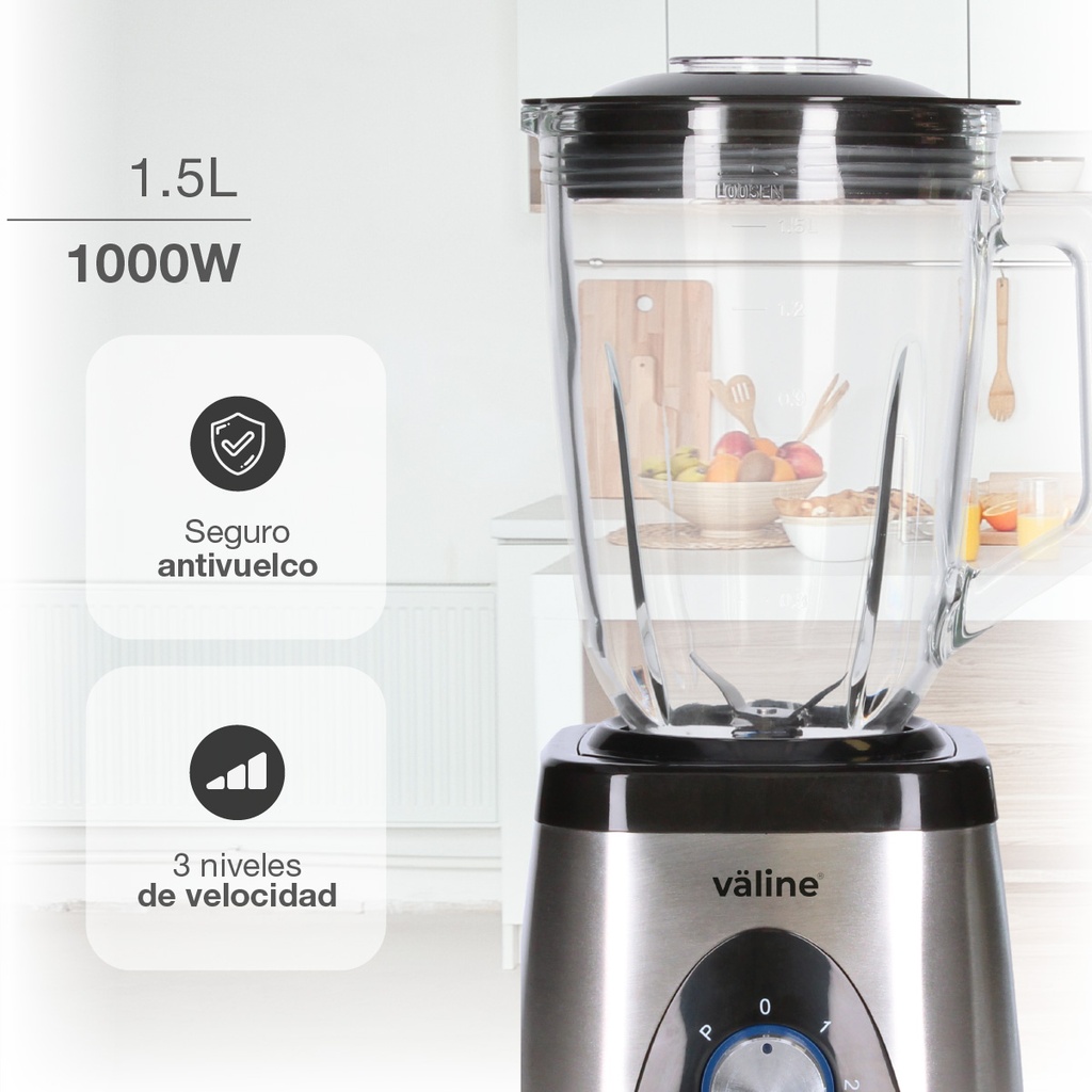 Batidora de vaso Kalimera 1.5L 1000W