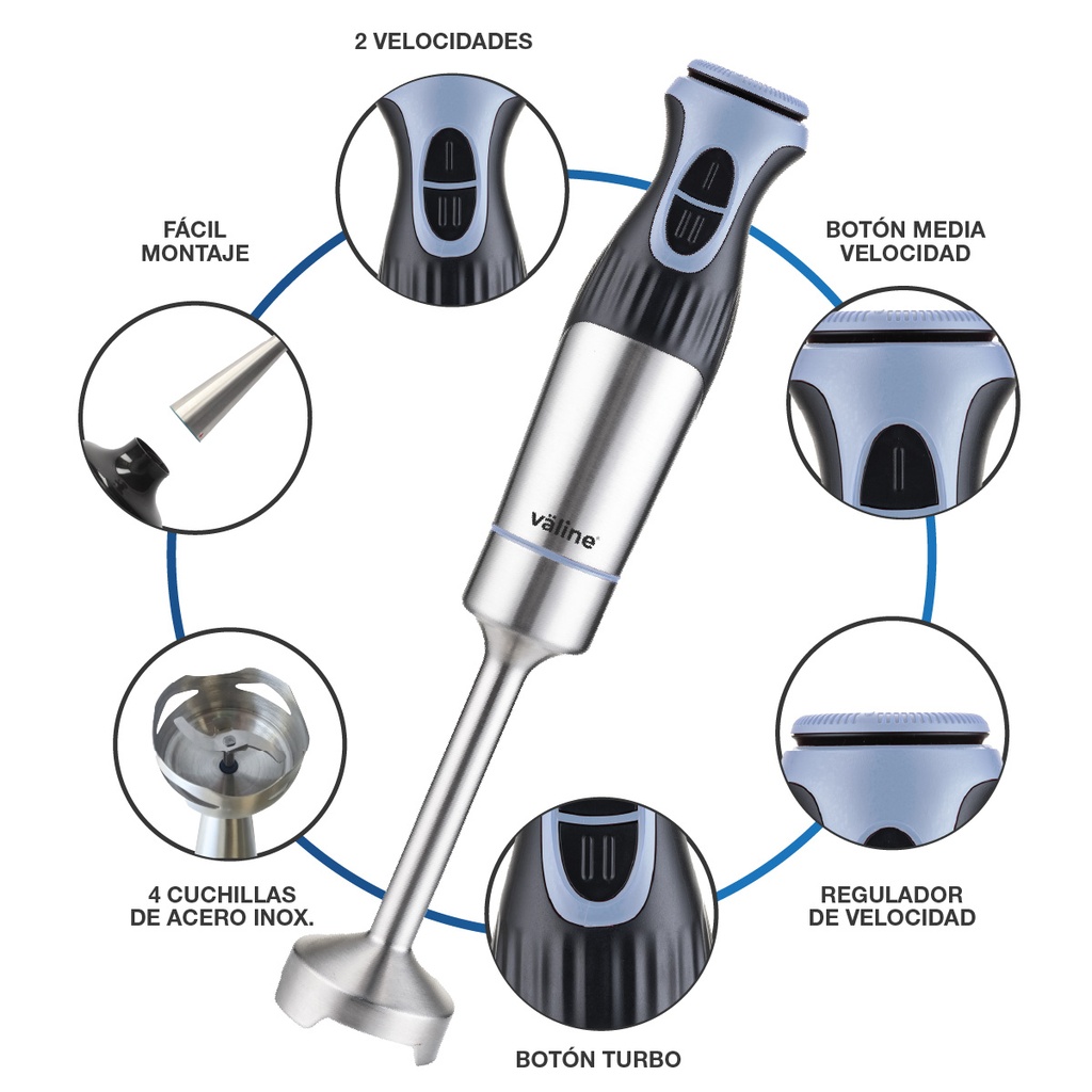 Batidora de mano Aliara 1200W