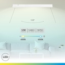 Regleta LED T5 Siluas 900mm 12W 4000 - 6000K