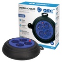 Enrollacables alargador 4 enchufes (3x1.5mm) 3M