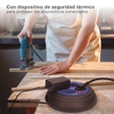 Enrollacables alargador 4 enchufes (3x1.5mm) 3M