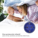 Enrollacables alargador 4 enchufes (3x1.5mm) 3M
