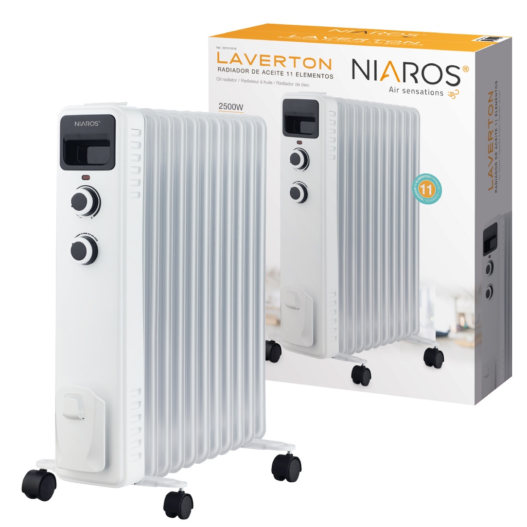 Radiador de aceite 11 elementos Laverton Máx. 2500W