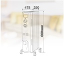 Radiador de aceite 11 elementos Laverton Máx. 2500W