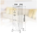 Radiador de aceite 5 elementos Laverton Máx. 1000W 