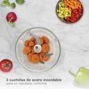 Picadora con recipiente de cristal Boali 1L 300W