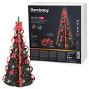 Árbol de navidad plegable decorado con luces Niah 1,5M