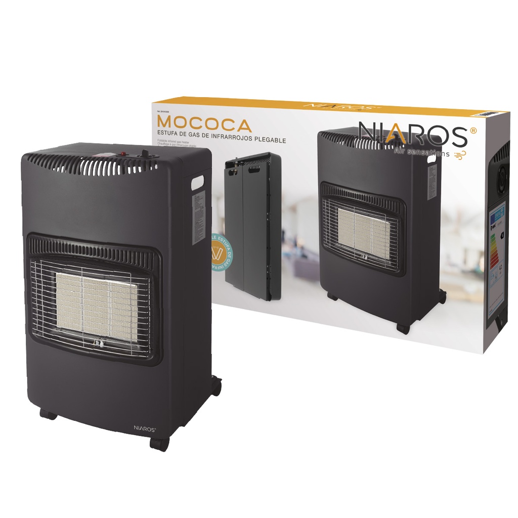 Estufa de gas de infrarrojos plegable Mococa Máx. 4200W