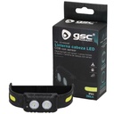 Linterna de cabeza LED COB con sensor 3W
