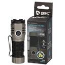 Linterna de mano 3 LEDs 12W
