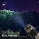 Linterna de mano 3 LEDs 12W