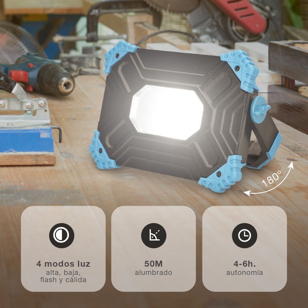 Linterna de trabajo LED COB 20W