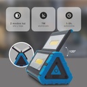 Linterna de trabajo LED COB hojas desplegables 10W