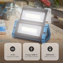 Linterna de trabajo LED COB hojas desplegables 10W