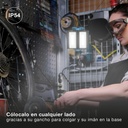Linterna de trabajo LED COB hojas desplegables 10W