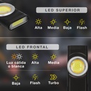 Mini linterna trabajo LED COB ultrafina 5W