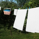 Cesta porta pinzas con asa - Retráctil 12uds