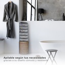 Cajonera de almacenamiento con 3 cajones Negro