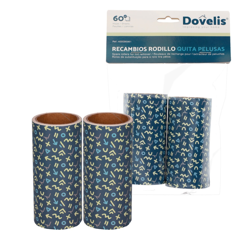 Recambios 2 rodillos para quita pelusas ref. 400055015