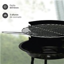 Barbacoa portátil Riglos de acero para carbón Ø355mm