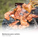 Barbacoa portátil Riglos de acero para carbón Ø355mm