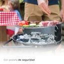 Barbacoa portátil Riglos de acero para carbón Ø355mm