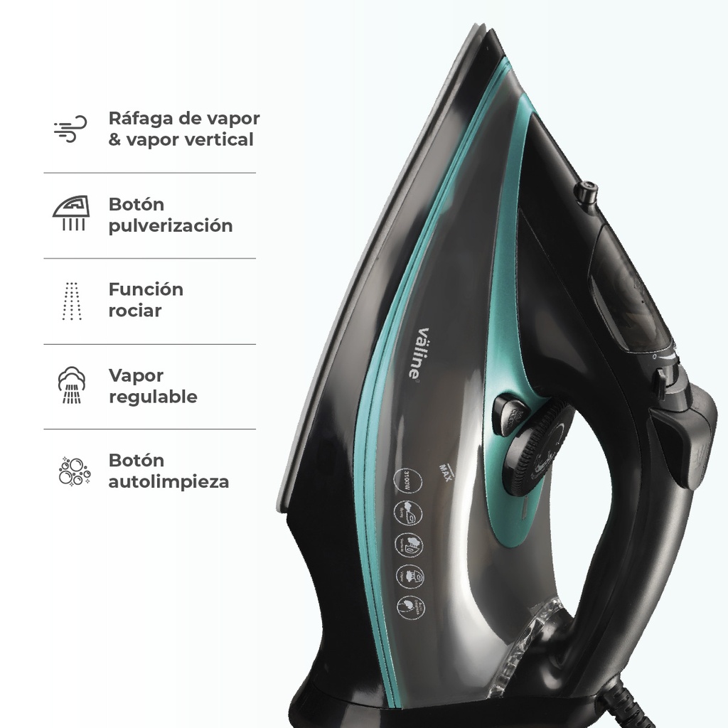 Plancha de vapor Kusura 3100W