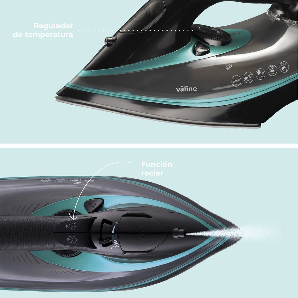 Plancha de vapor Kusura 3100W