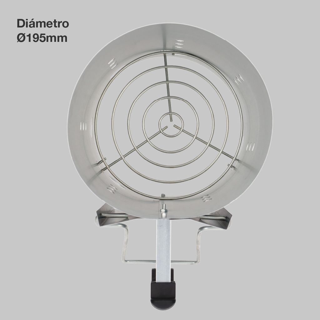 Chimenea de encendido para barbacoa de carbón