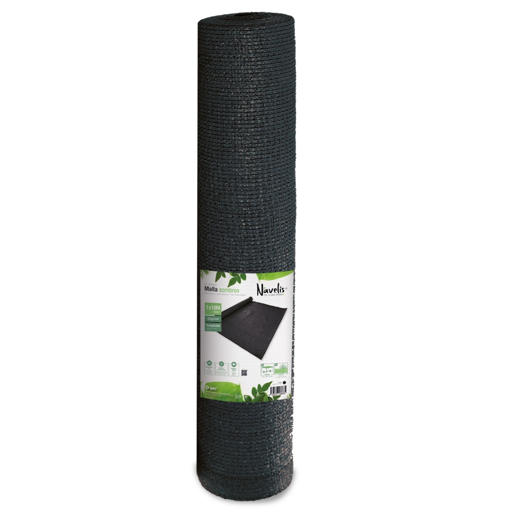 Malla de sombreo 1x10M Negro