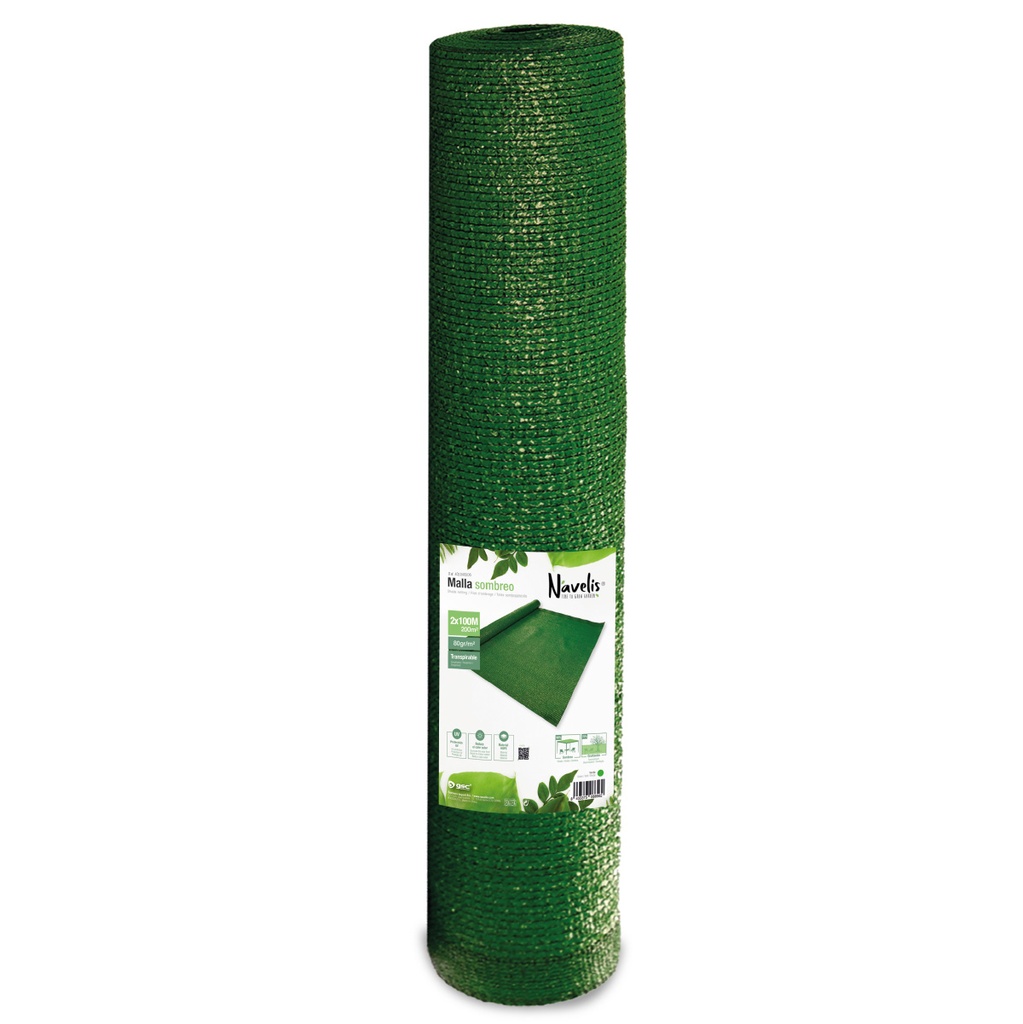 Malla de sombreo 2x100M Verde