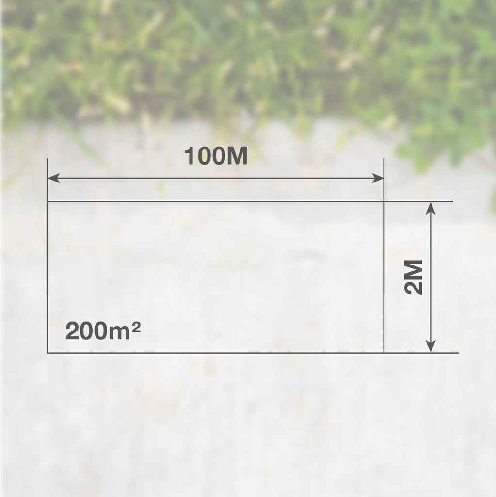 Malla de sombreo 2x100M Verde