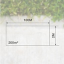 Malla de sombreo 2x100M Verde