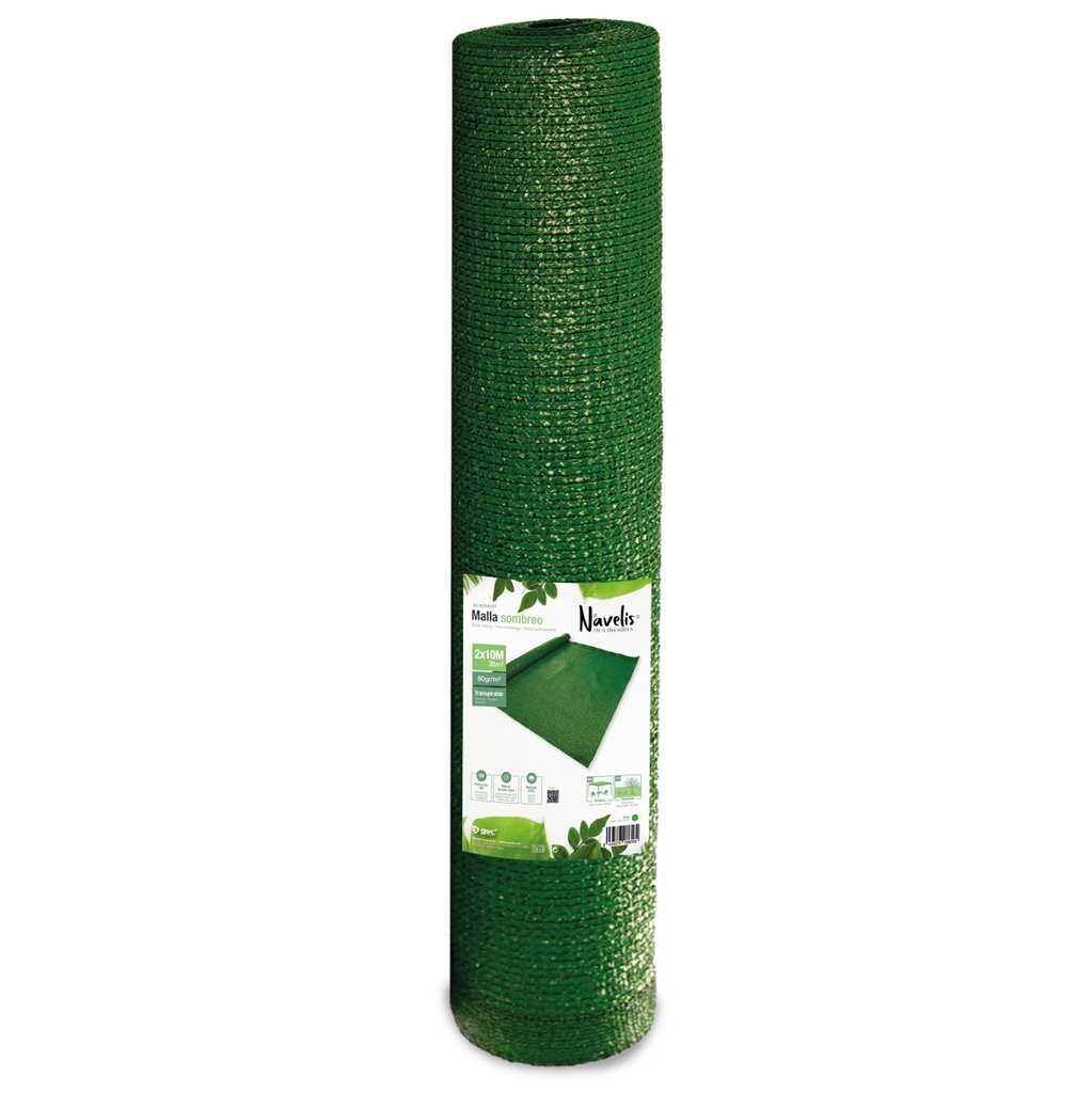 Malla de sombreo 2x10M Verde