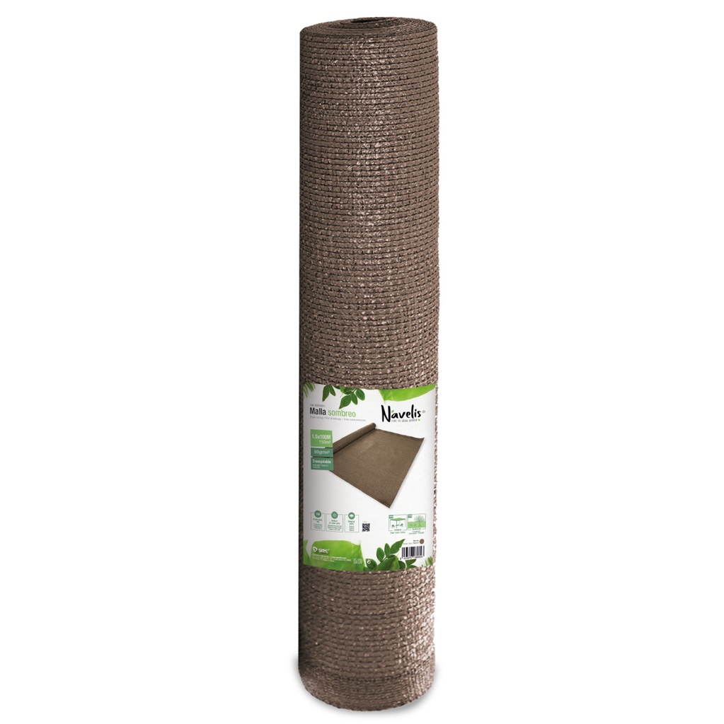 Malla de sombreo 1,5x100M Marrón