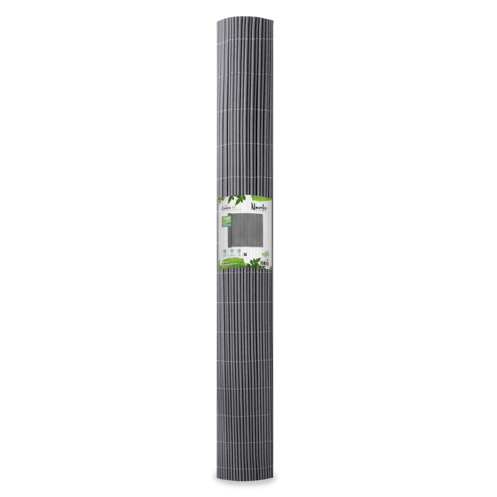 Cañizo PVC 1x3M Gris