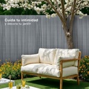 Cañizo PVC 1x3M Gris