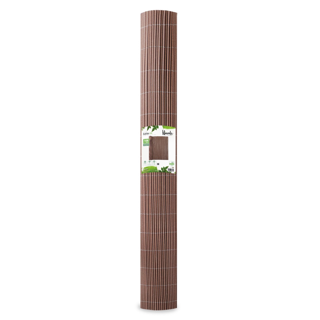 Cañizo PVC 1x3M Marrón