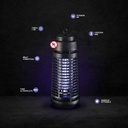 Mata insectos eléctrico Balonga 6W 80m2 Negro