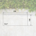Malla antihierba 1x5M