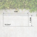 Malla antihierba 1,05x10M