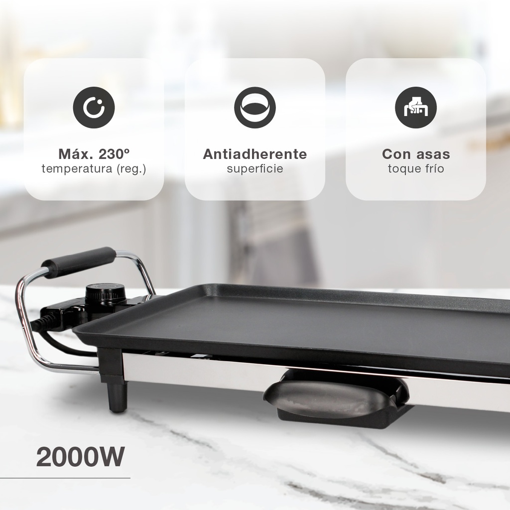 Plancha de asar Steke 2000W