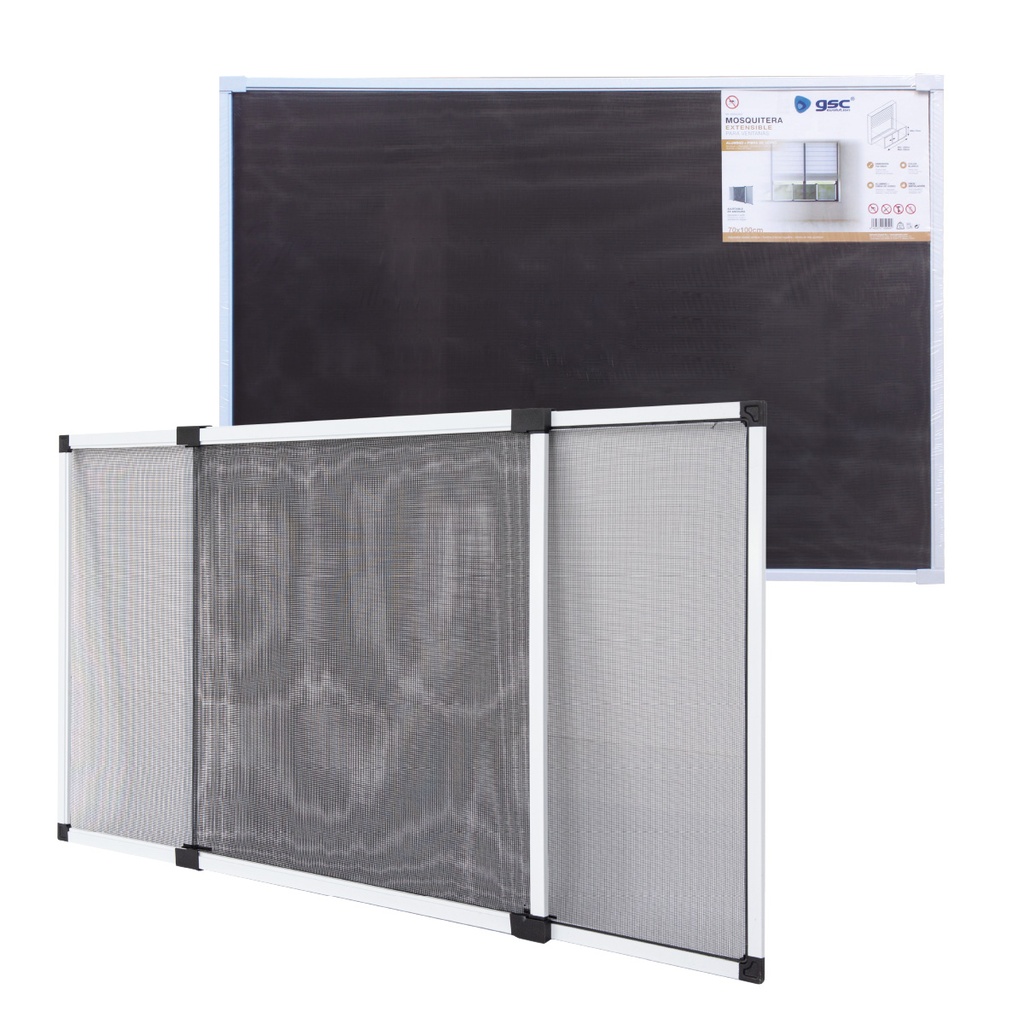Mosquitera extensible para ventanas 70x100cm
