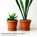 Maceta redonda Terra Ø260mm Marrón