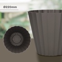 Maceta Doric Ø220mm Gris antracita