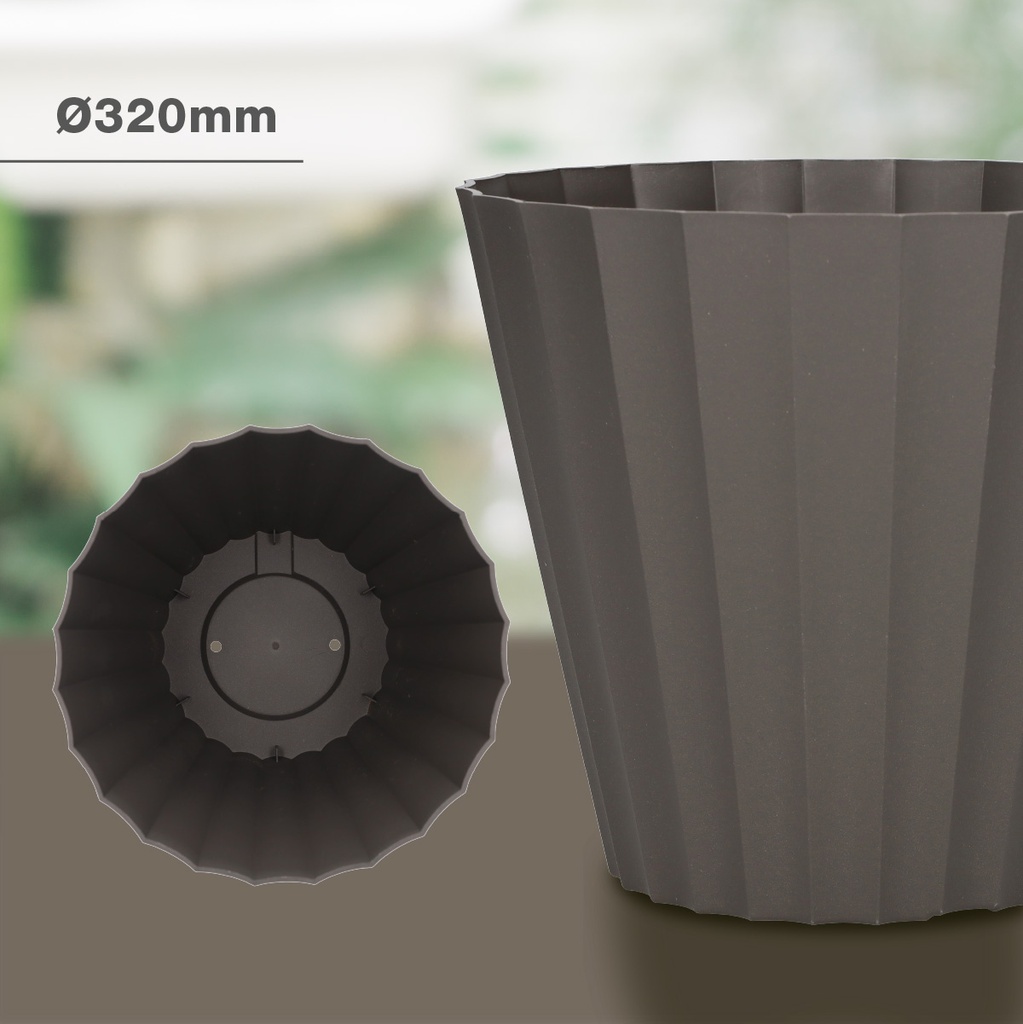 Maceta Doric Ø320mm Gris antracita