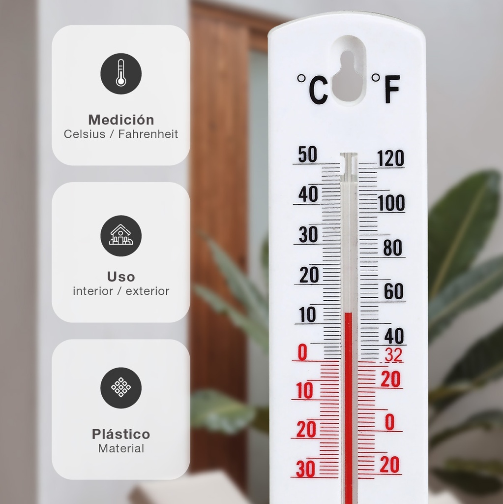 Termometro analogico Celsius / Fahrenheit