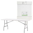Mesa plegable polietileno 1805x740x740mm