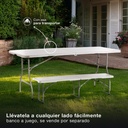 Mesa plegable polietileno 1805x740x740mm