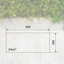 Toldo 120gr 4x6M Blanco